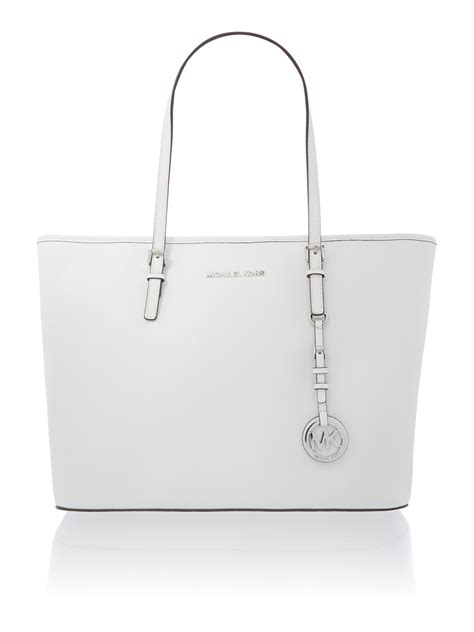 michael kors white canvas tote|michael kors tote bags outlet.